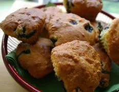 Quick Blueberry Buttermilk Muffins