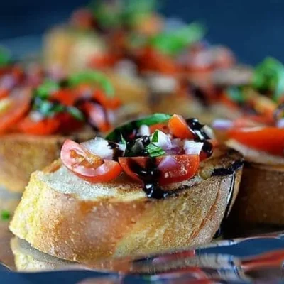 Quick Bruschetta For Two