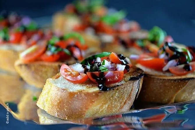 Quick Bruschetta For Two