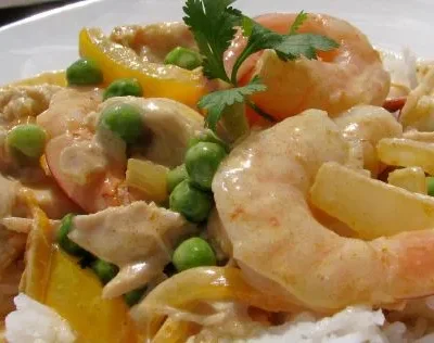 Quick Chicken And Shrimp Curry Make-Ahead