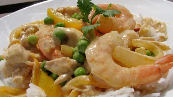 Quick Chicken And Shrimp Curry Make-Ahead