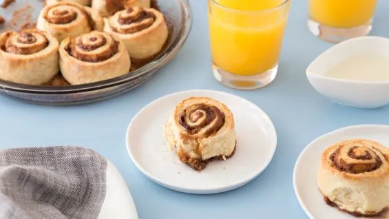 Quick Cinnamon Rolls -No Yeast