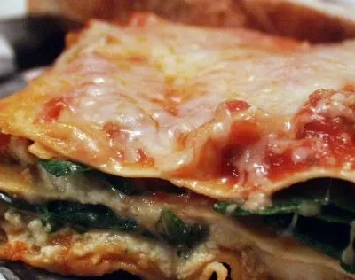 Quick &Amp; Easy Vegetarian Lasagna