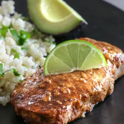 Quick Garlic-Lime Marinated Pork Chops