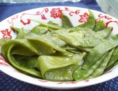 Quick Glazed Snow Peas