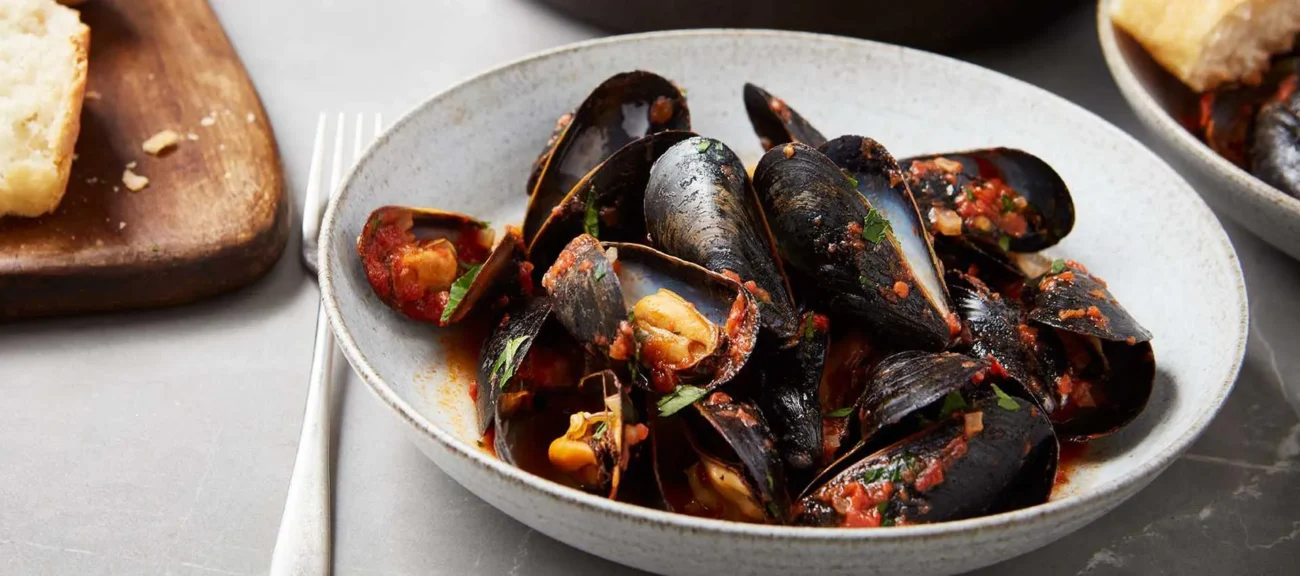 Quick Mussels Fra Diavolo