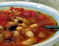 Quick Provencal Mushroom And White Bean Stew