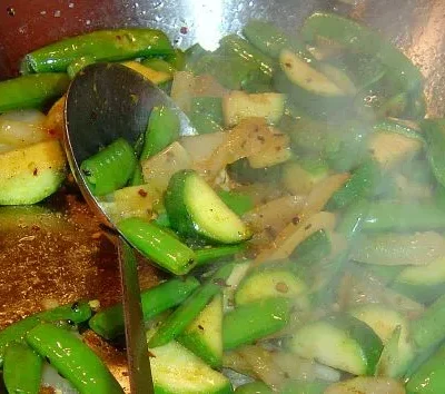 Quick Sauteed Curry Style Vegetables