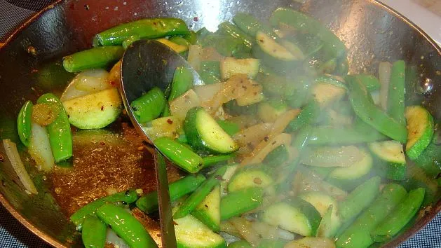 Quick Sauteed Curry Style Vegetables