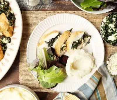 Quick Spinach And Feta Stuffed Chicken Breast Recipe