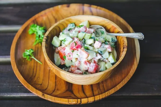 Quick Tahini Salad