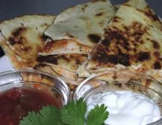 Quick And Easy Chicken Quesadillas With Homemade Salsa