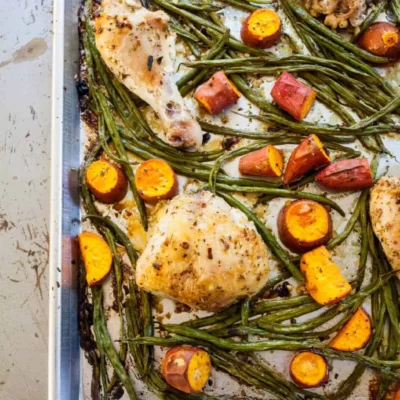 Quick And Easy Chicken And Green Bean Skillet Dinner