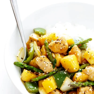 Quickest Stir Fried Pineapple Chicken