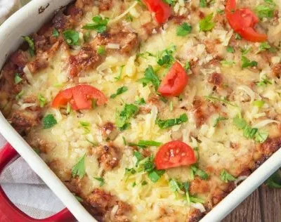 Quicky Ground Turkey Or Beef Casserole