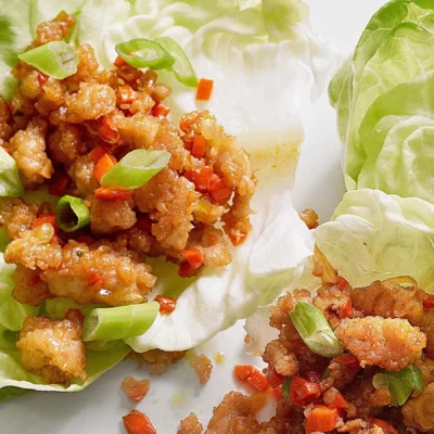 Rachael Rays Chinese Chicken Lettuce Wraps