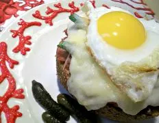 Rachael Rays Deviled Ham Croque Madame