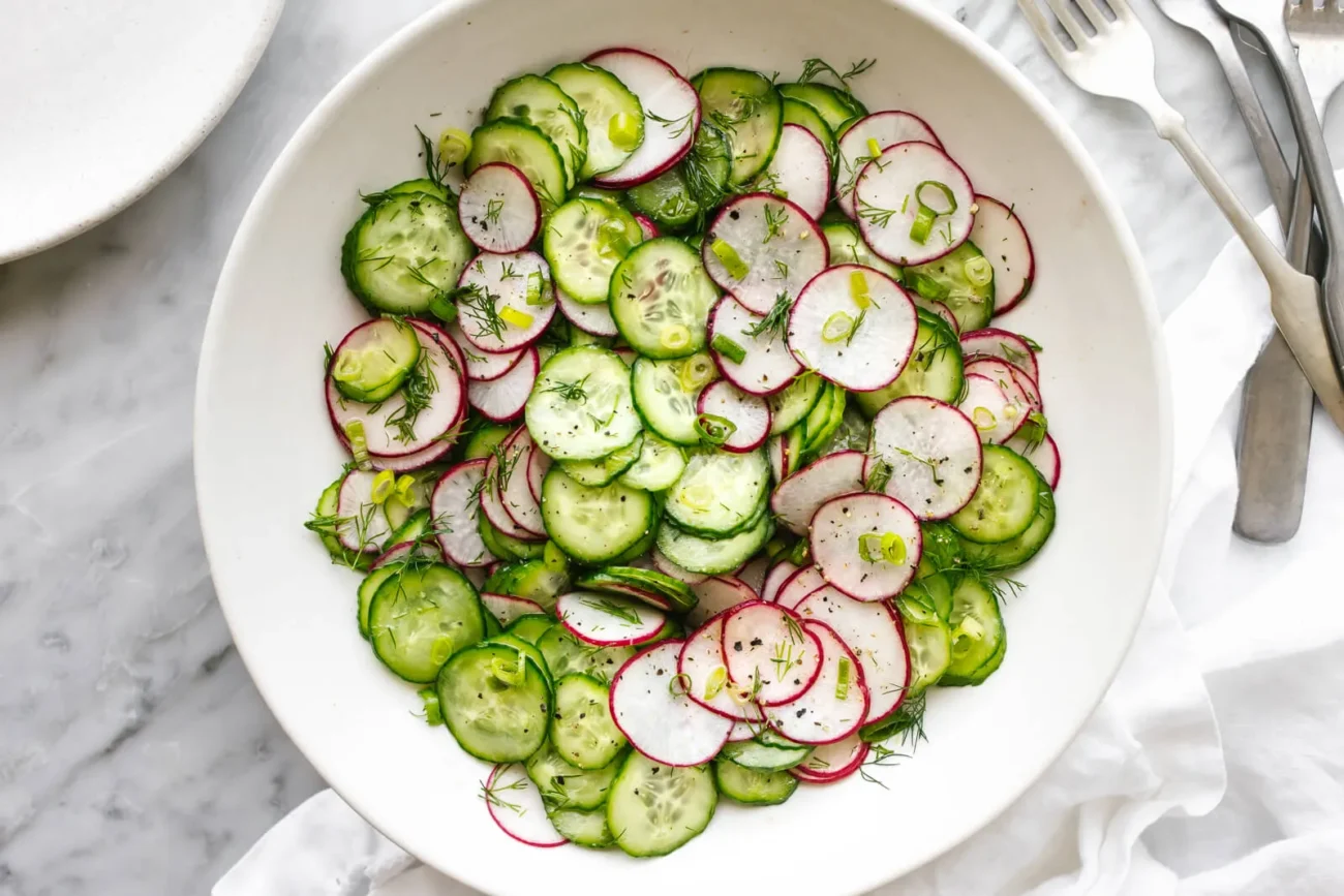 Radish And Cucumber Salad