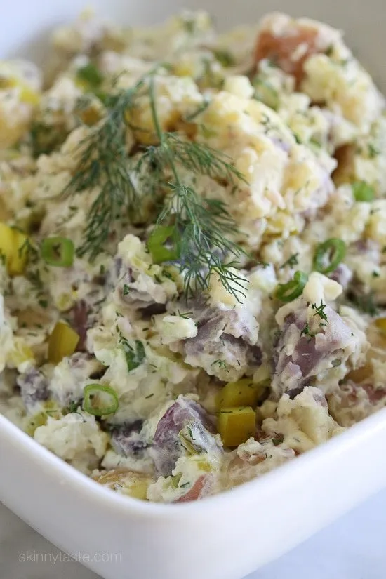 Rainbow Potato Salad