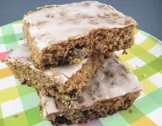 Raisin Bar Sheet Cake