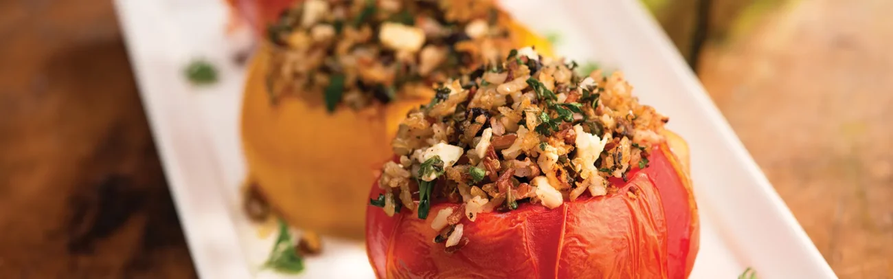 Raisin Stuffed Tomatoes