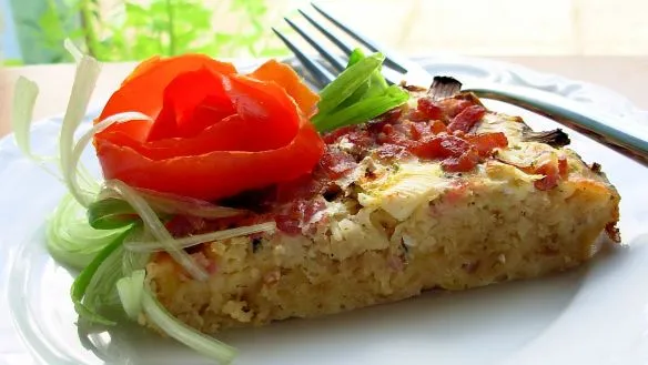 Ranch Egg Pie Quiche-Style