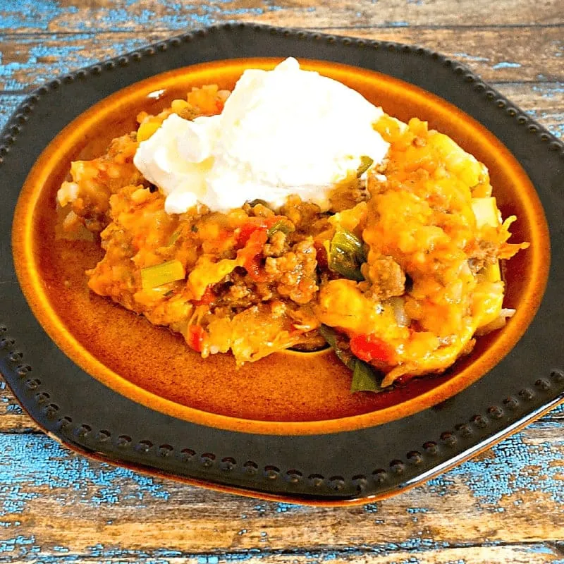 Ranchero Enchilada Casserole