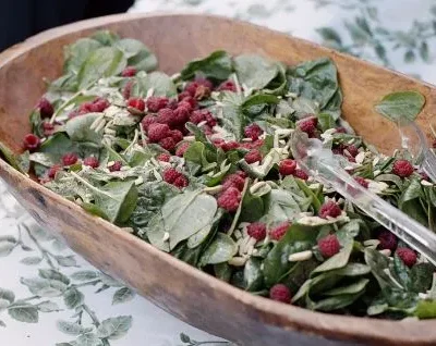 Raspberry And Spinach Salad