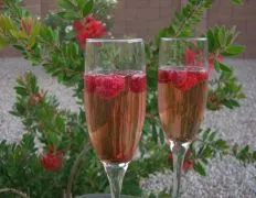 Raspberry Chambord Bellini