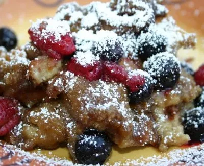 Raspberry- Cinnamon French Toast