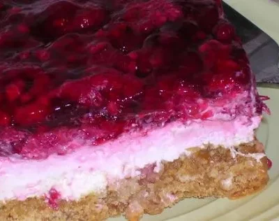 Raspberry Cream Bars