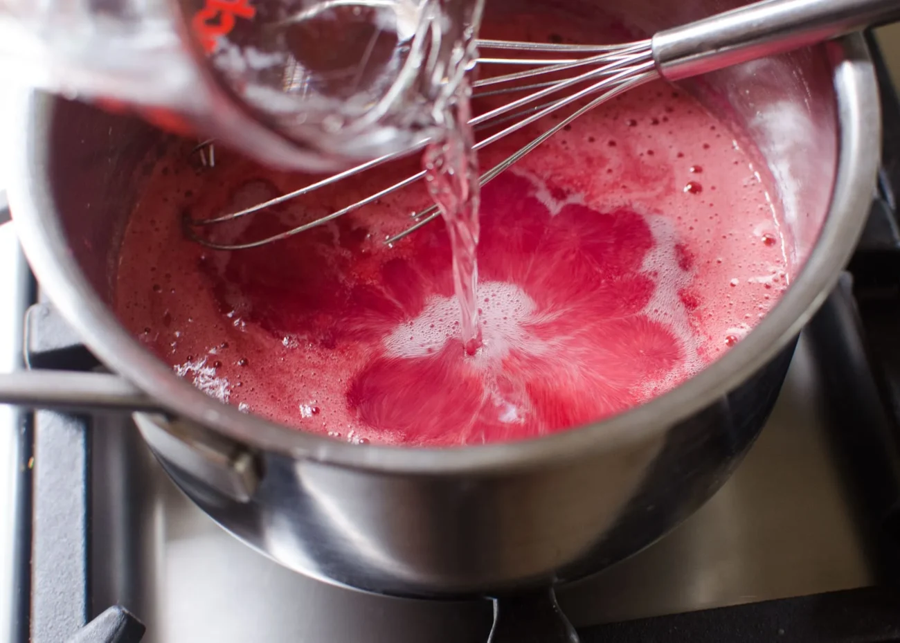 Raspberry Jello Shots