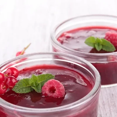 Raspberry Or Strawberry Coulis