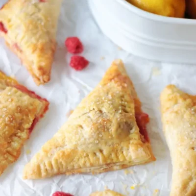 Raspberry Puff Pastry Fingers