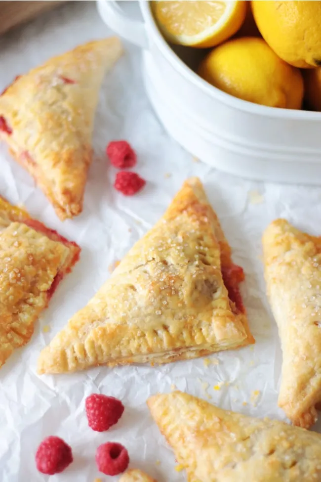 Raspberry Puff Pastry Fingers