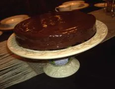 Real Chocolate Chocolate Cake With Ganache