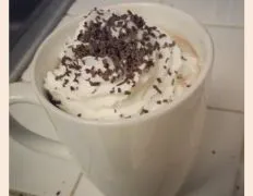 Real Peppermint Patty Hot Chocolate