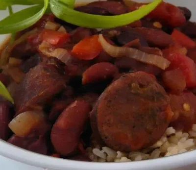 Red Beans With Rice &Amp; Sausage