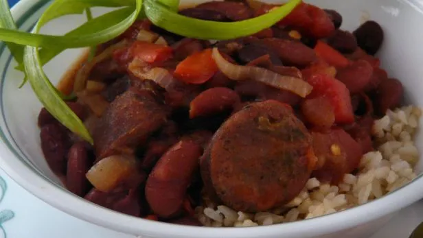 Red Beans With Rice & Sausage