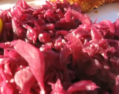 Red Cabbage Sweet &Amp; Sour