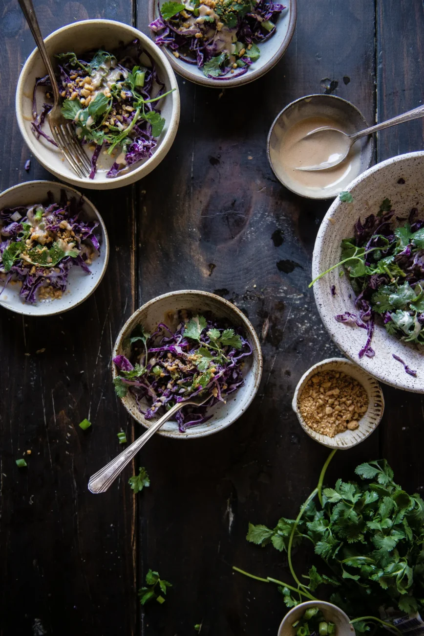 Red Cabbage Touched With Asian Flavors