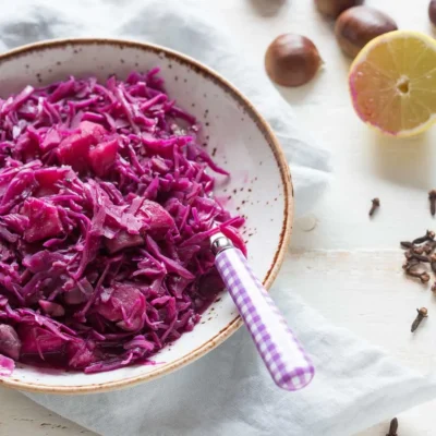 Red Cabbage With Chestnuts