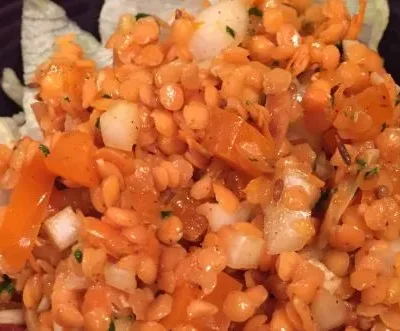 Red Lentil Salad