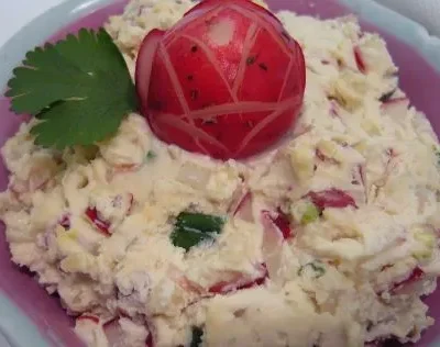 Red Radish Cheese Spread