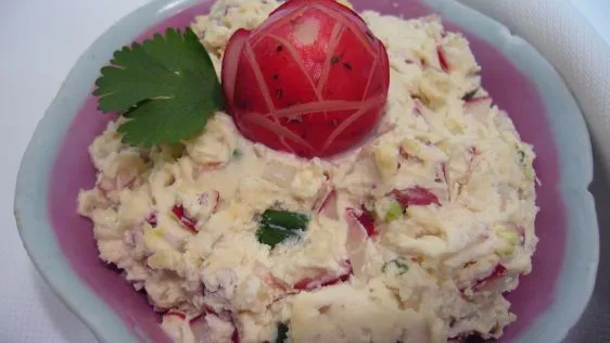 Red Radish Cheese Spread