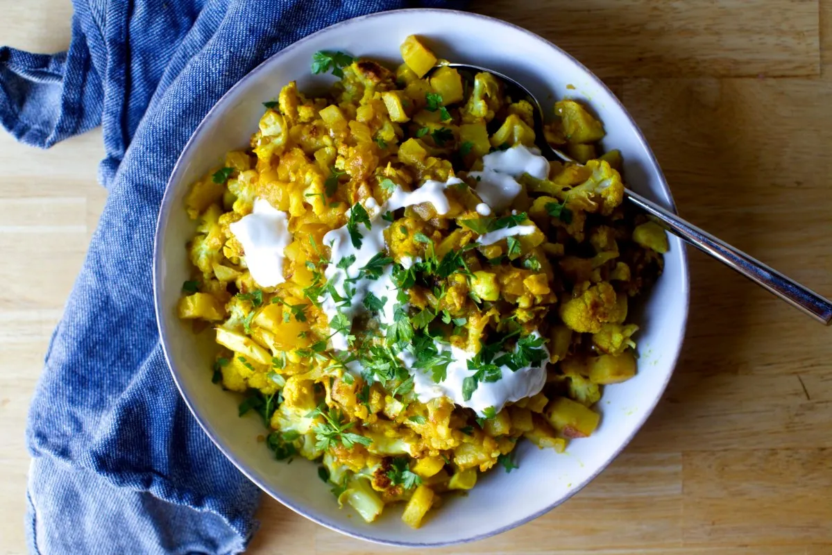 Red Split Lentils With Cabbage Masoor Dal Aur