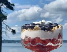 Red, White And Blue Parfait