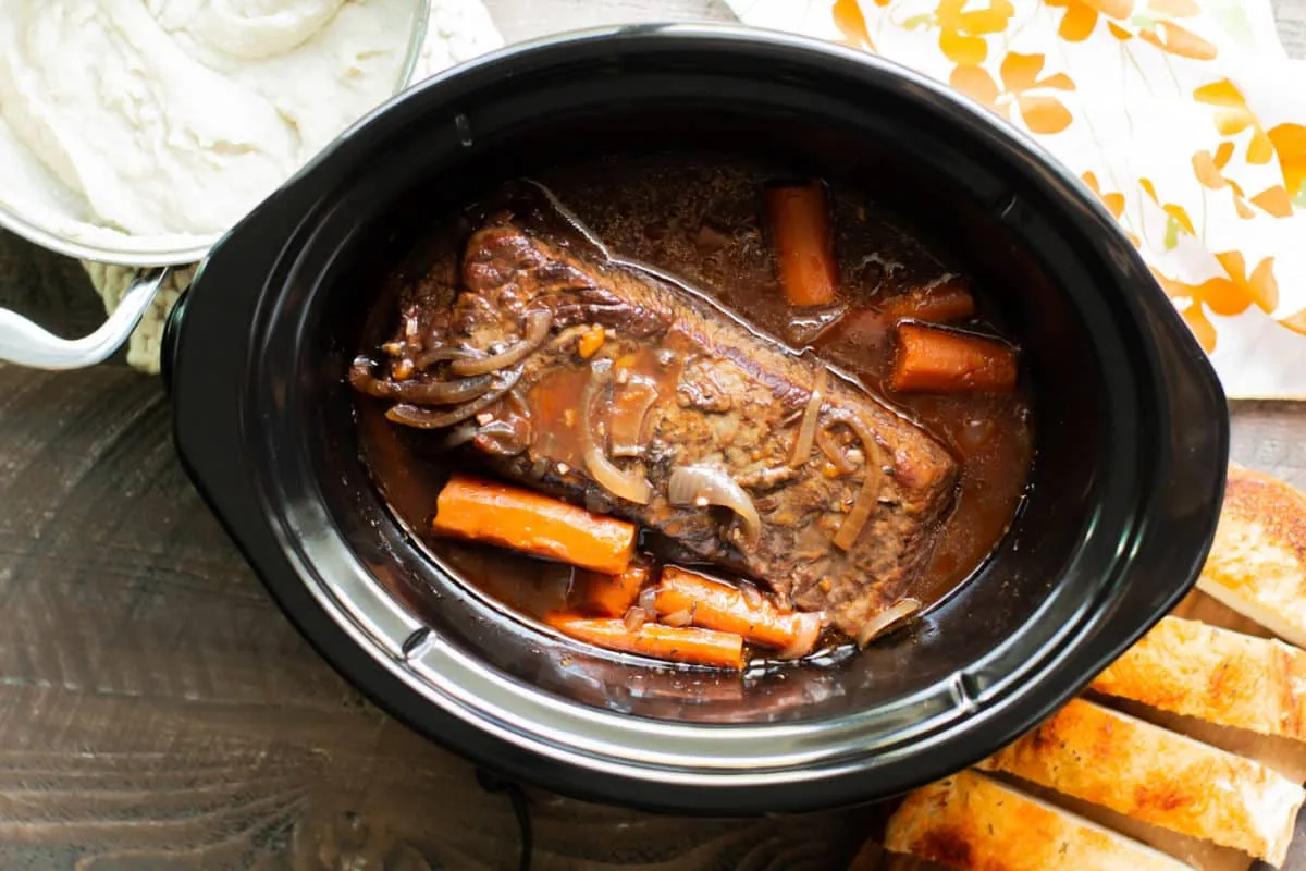 Red Wine And Onion Brisket