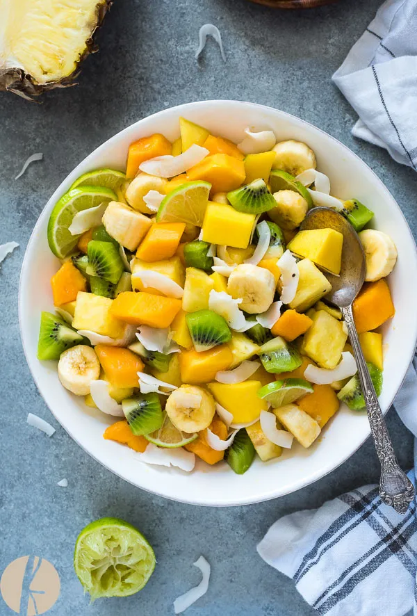 Refreshing Coconut Fruit Salad