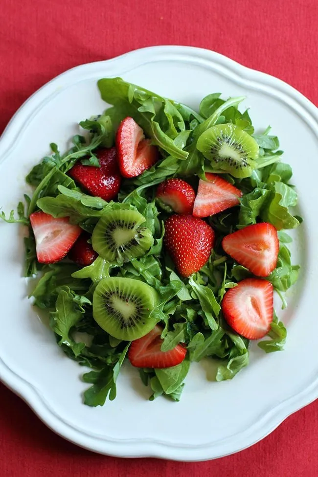 Refreshing Strawberry-Kiwi Spinach Salad Recipe